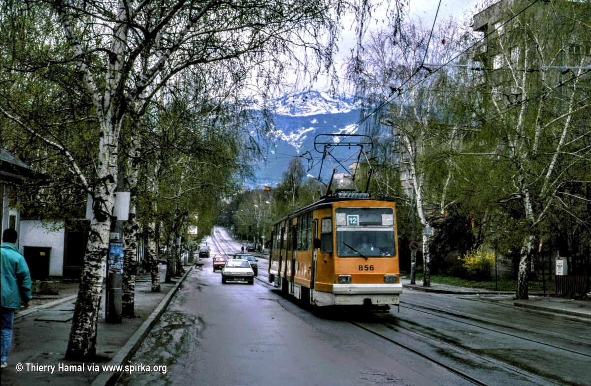 Sofia, T6M-700 č. 856; Sofia — Historical — Тramway photos (1990–2010)