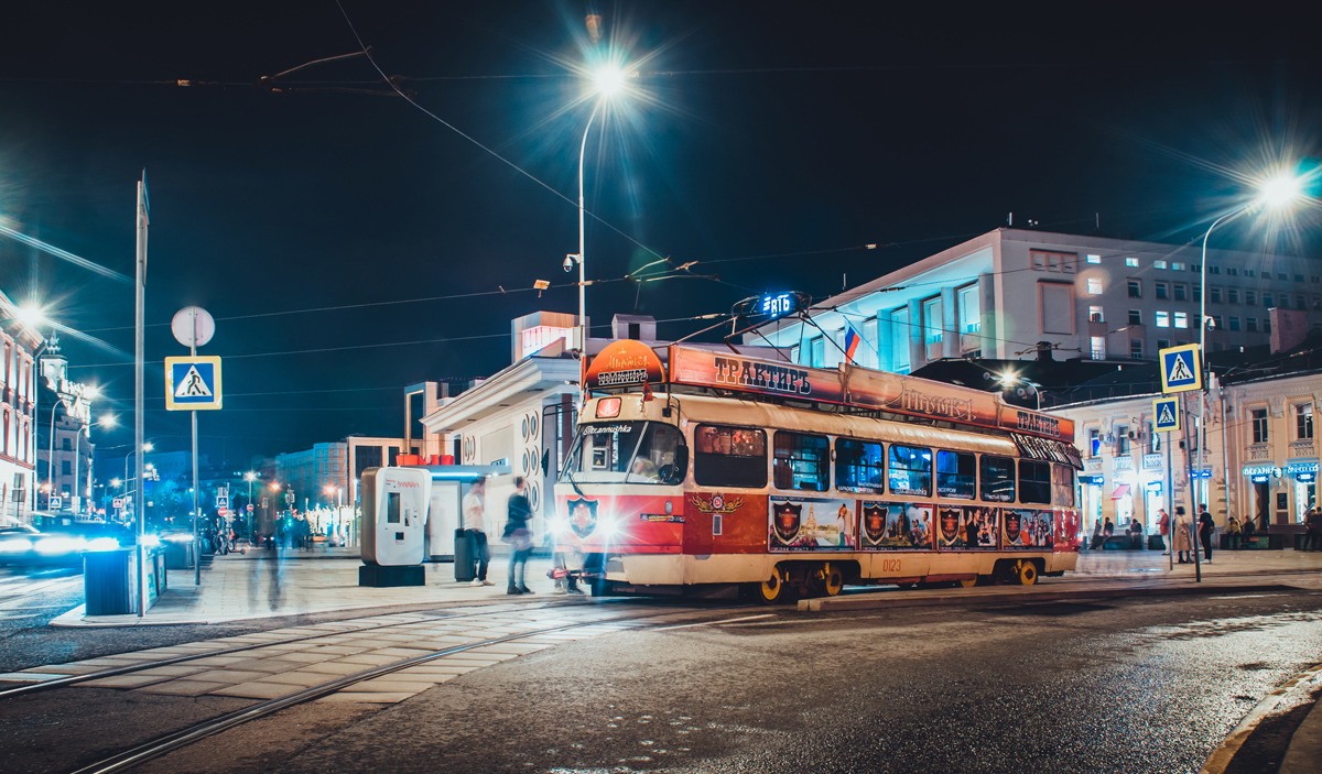 Москва, Tatra T3SU № 0123