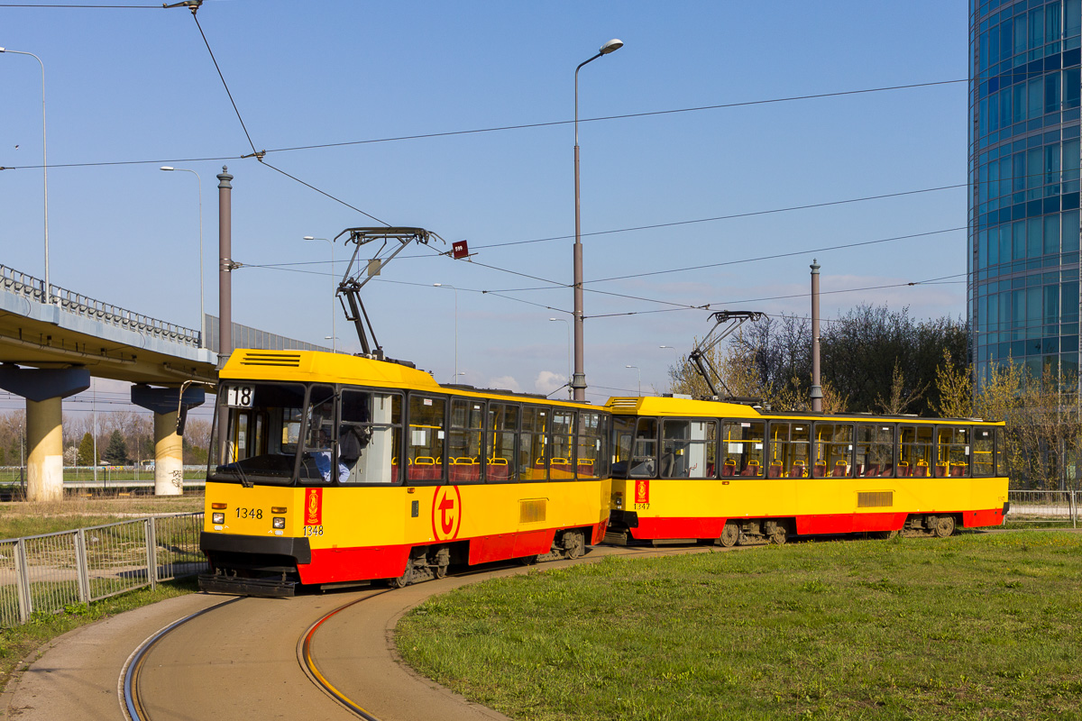 Варшава, Konstal 105Na № 1348