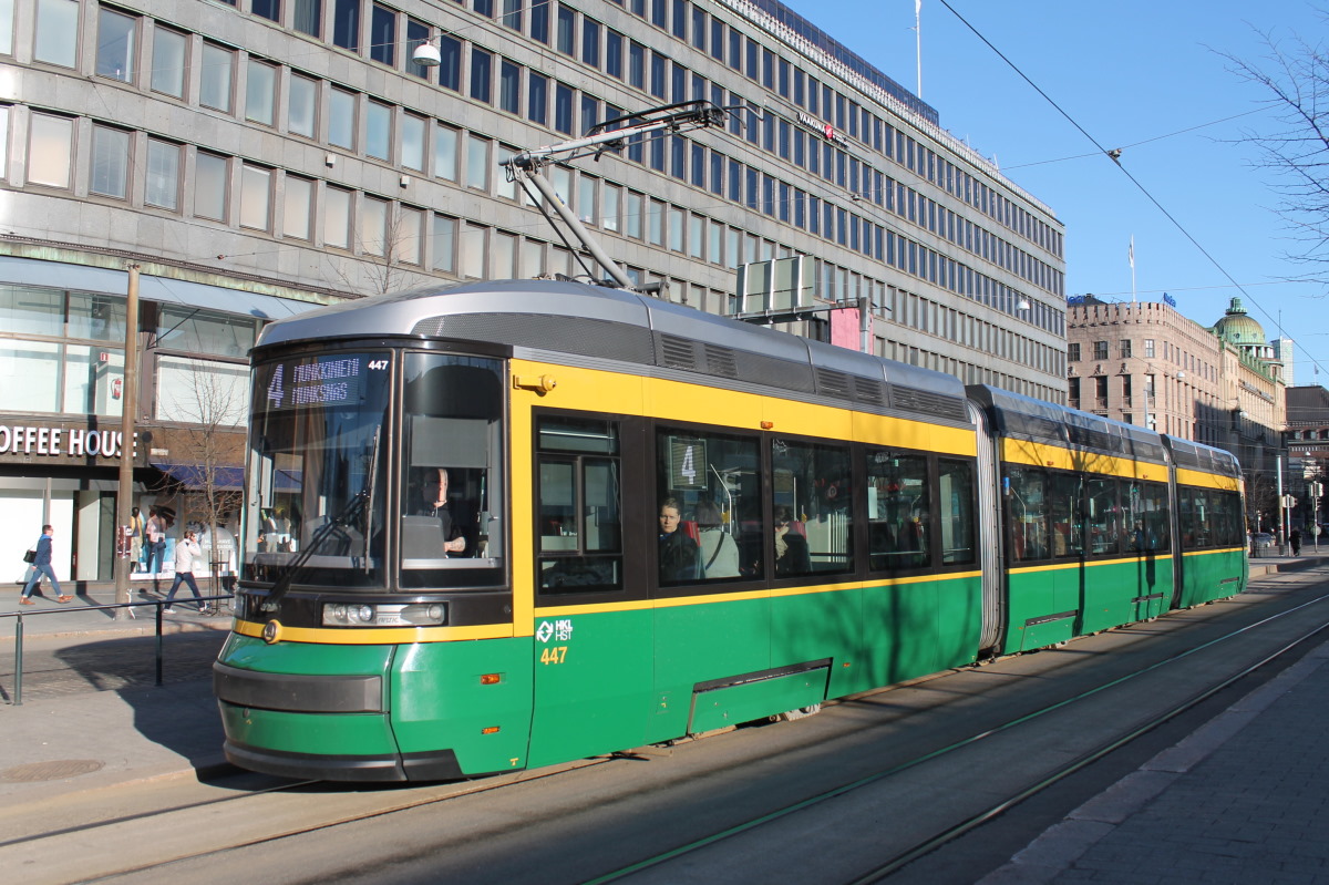 Хельсинки — Эспоо, Škoda ForCity Smart Artic MLNRV3 № 447