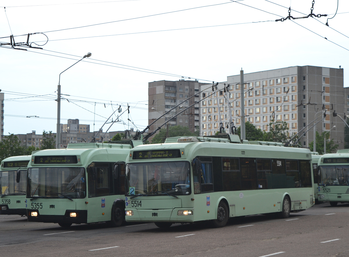 Минск, БКМ 321 № 5514; Минск, БКМ 32102 № 5355