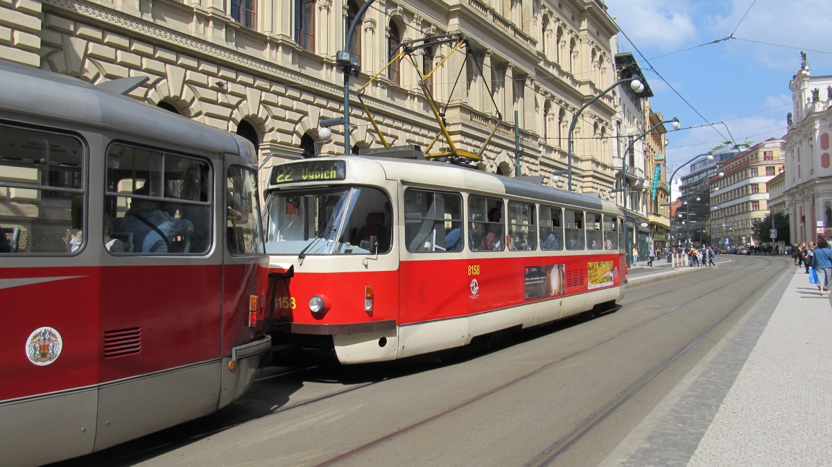 Прага, Tatra T3R.PV № 8158