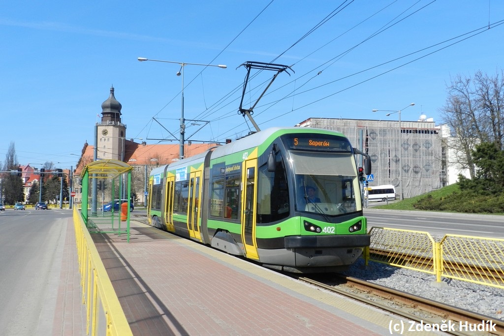 Эльблонг, PESA Tramicus 121N № 402