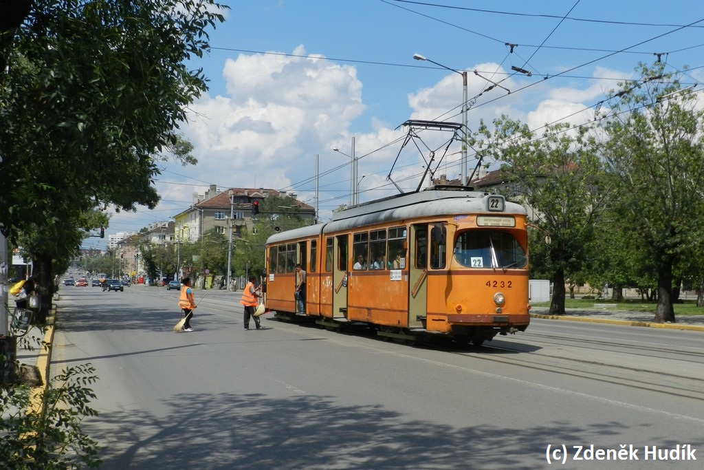 Sofia, Duewag GT6 Nr. 4232