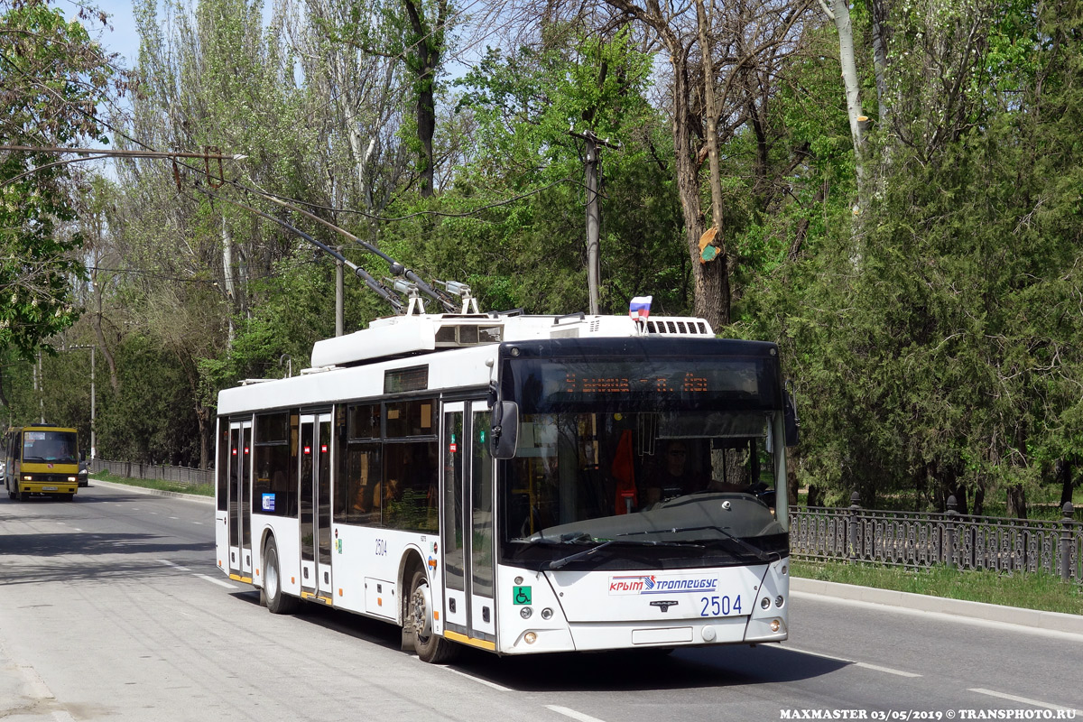 Крымский троллейбус, СВАРЗ-МАЗ-6275 № 2504