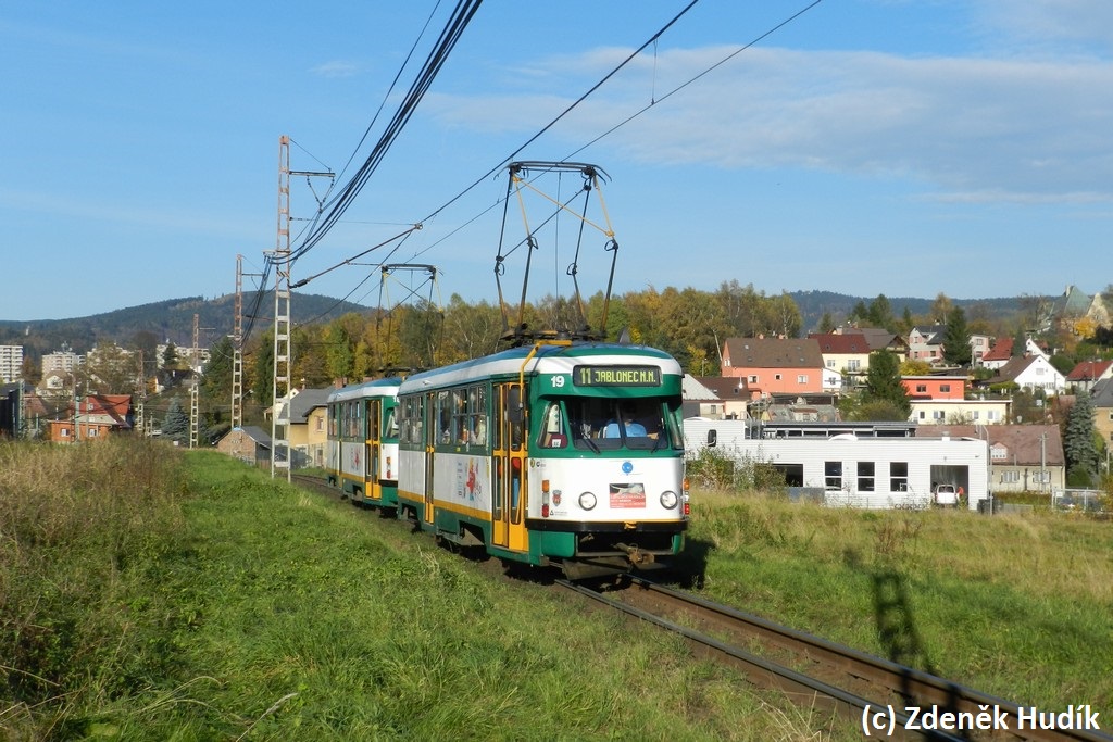 Либерец ― Яблонец-над-Нисой, Tatra T2R № 19 Либерец ― Яблонец-над-Нисой, Tatra T2R № 19