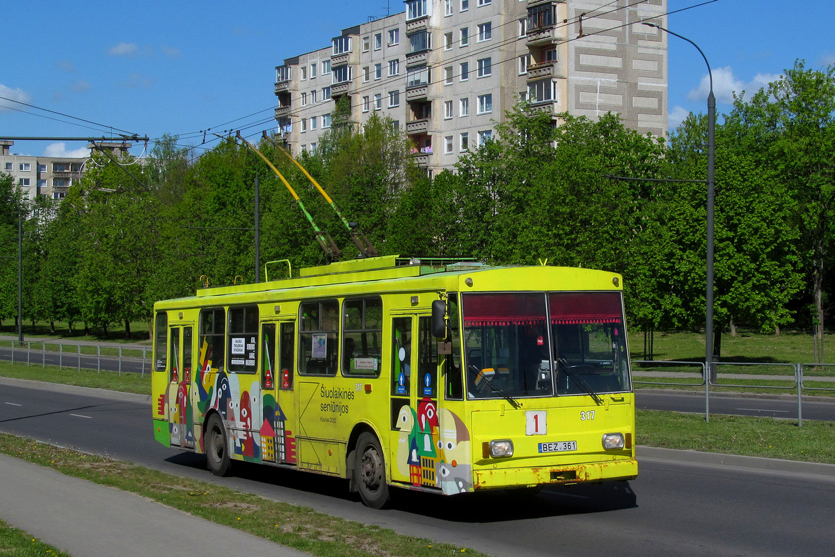 Каунас, Škoda 14Tr89/6 № 317