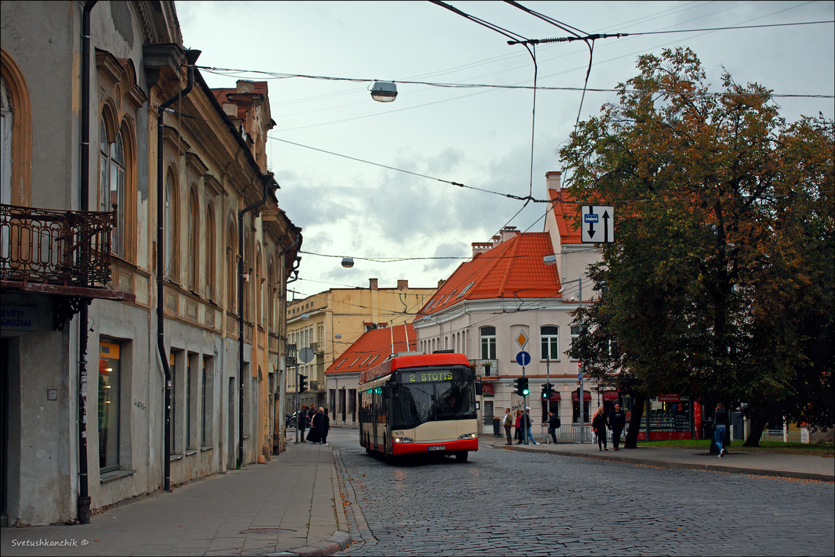 Vilnius, Solaris Trollino II 15 AC nr. 1675