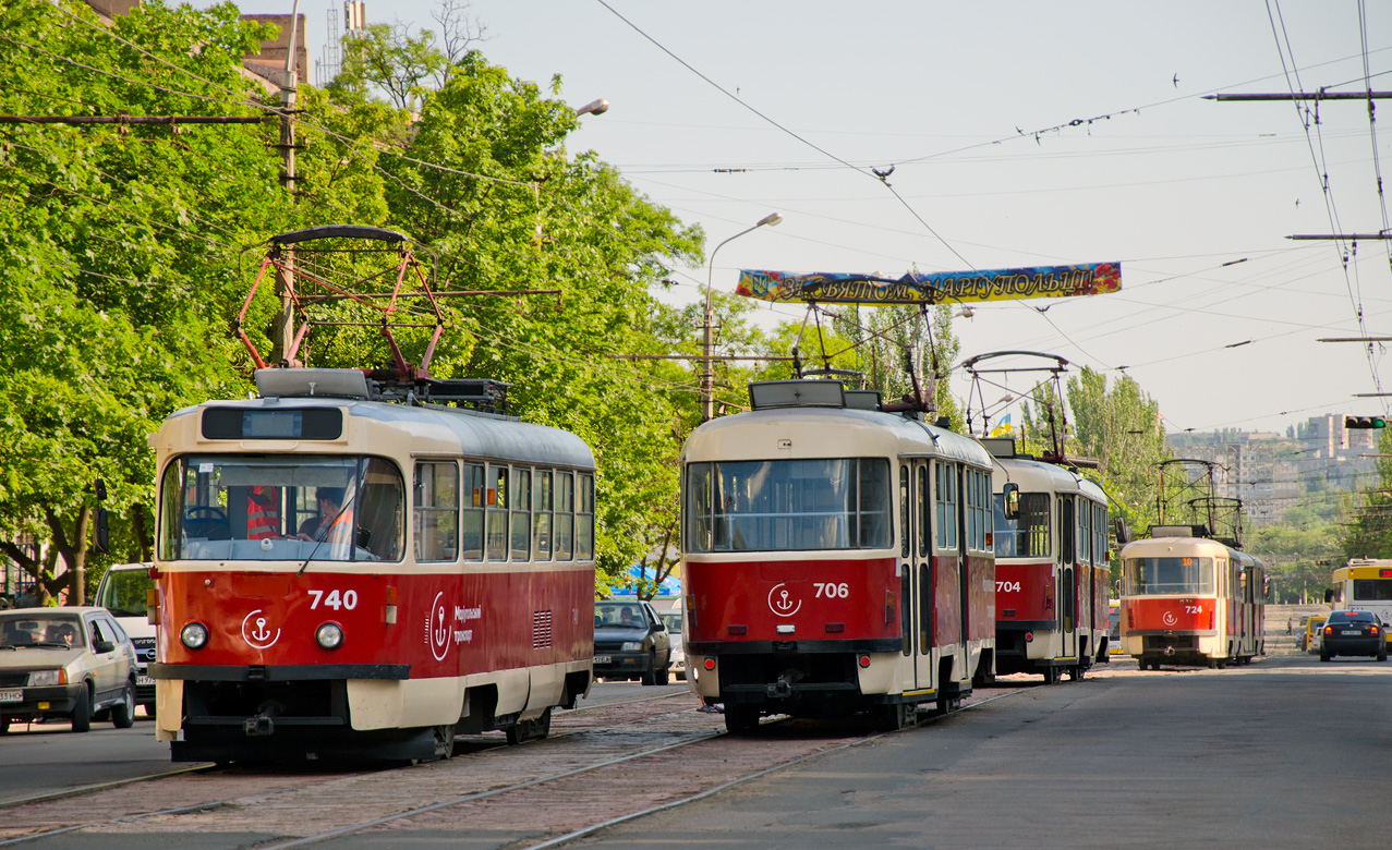 Мариуполь, Tatra T3A № 740