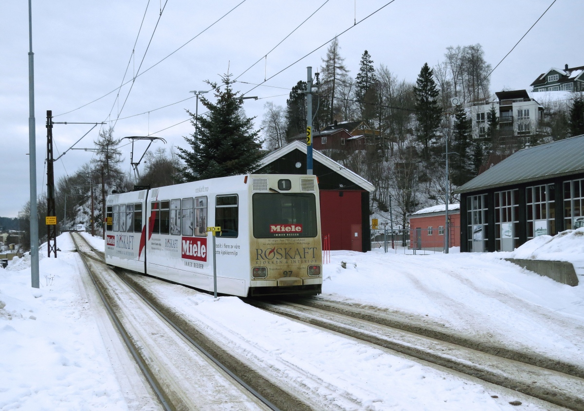 Тронхейм, LHB GT6 Typ Braunschweig № 97; Тронхейм — Трамвайные линии и инфраструктура