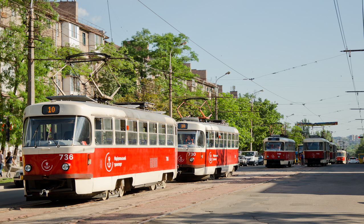 Мариуполь, Tatra T3A № 736; Мариуполь — Происшествия