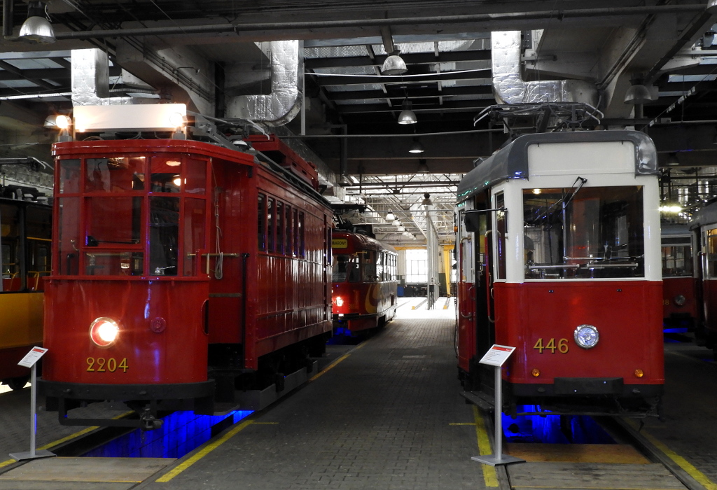 Warsaw, TMW W type tower car № 2204; Warsaw, WIwK/GFW K № 446; Warsaw — Long Night of Museums