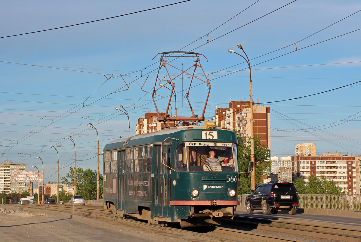 Екатеринбург, Tatra T3SU № 566