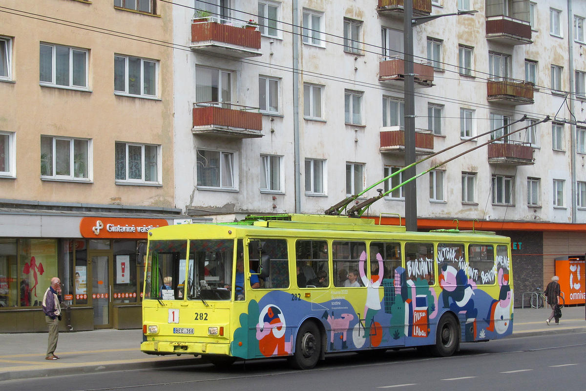 Каунас, Škoda 14Tr02/6 № 282