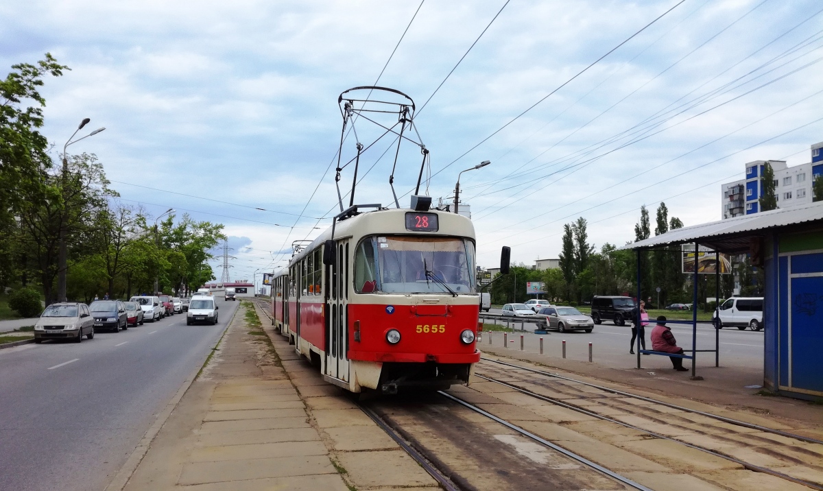 Киев, Tatra T3SUCS № 5655