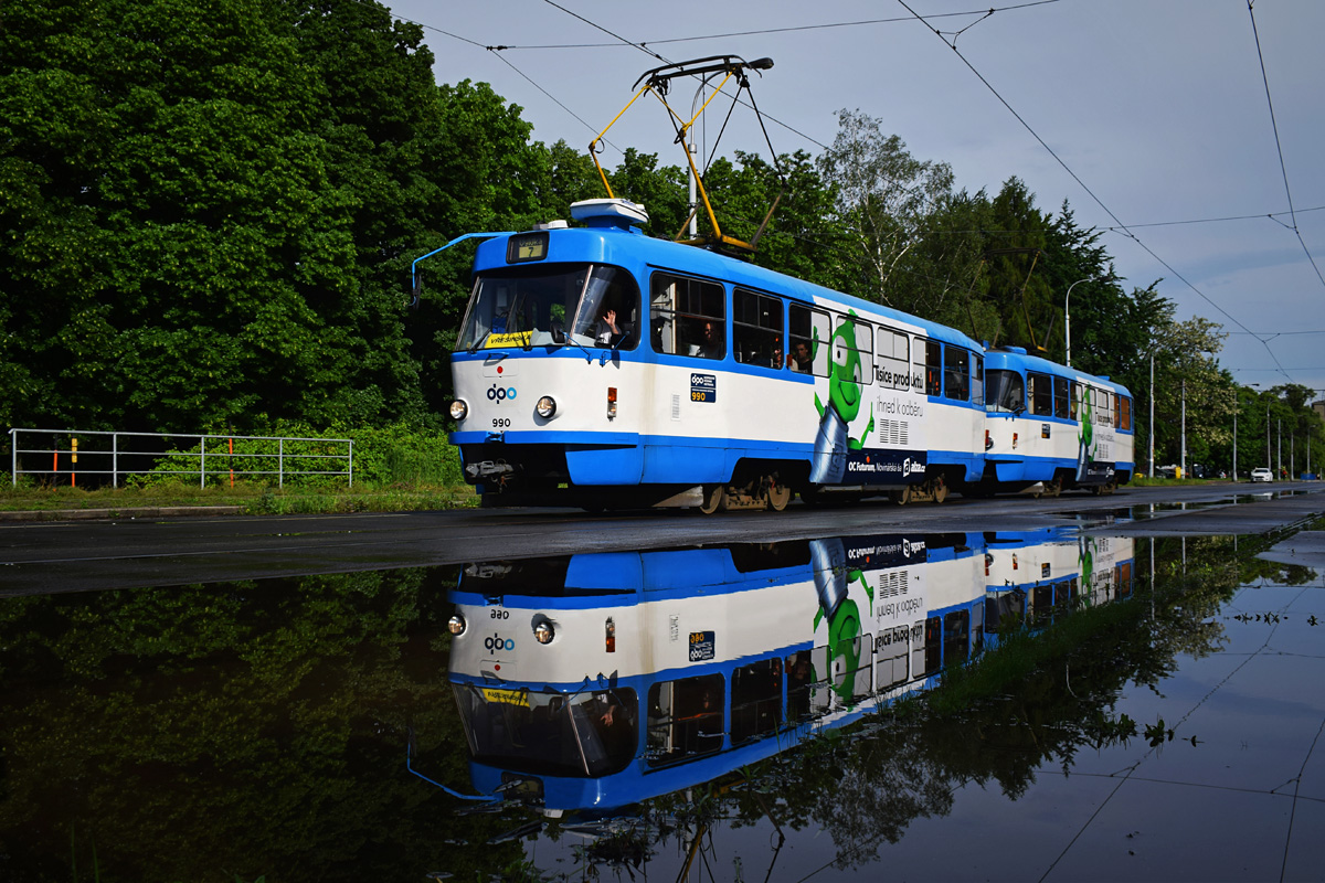 Острава, Tatra T3SUCS № 990; Острава, Tatra T3SUCS № 986