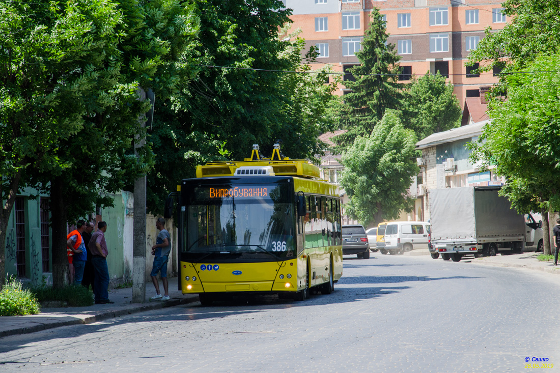 Cernăuți, Dnipro T203 Nr. 386; Cernăuți — New trolleybus