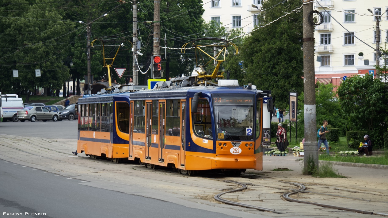 Смоленск, 71-623-00 № 252; Смоленск — Челночное движение трамваев на время ремонта улицы Николаева и проспекта Гагарина