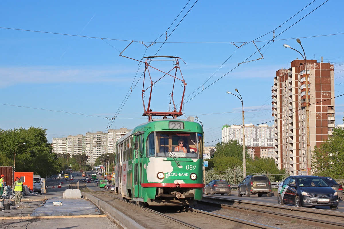 Yekaterinburg, Tatra T3SU (2-door) # 089