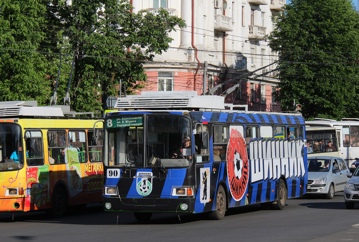 Yaroslavl, LiAZ-5280 (VZTM) č. 90 Yaroslavl, LiAZ-5280 (VZTM) č. 90