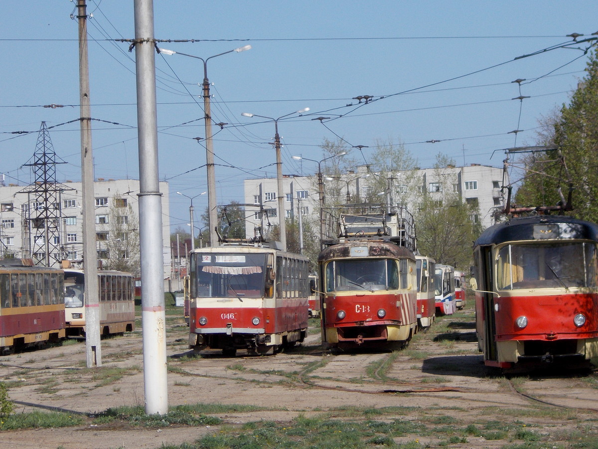 Курск, Tatra T6B5SU № 046; Курск, Tatra T3SU (двухдверная) № С-13; Курск, Tatra T3SU (двухдверная) № С-2