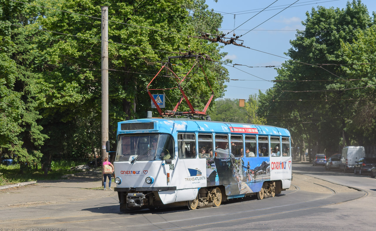 Днепр, Tatra T4DM № 1418