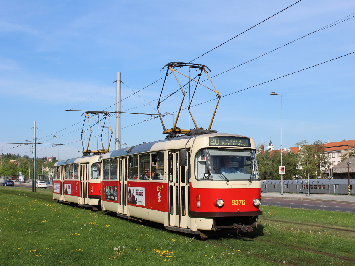 Прага, Tatra T3R.P № 8376