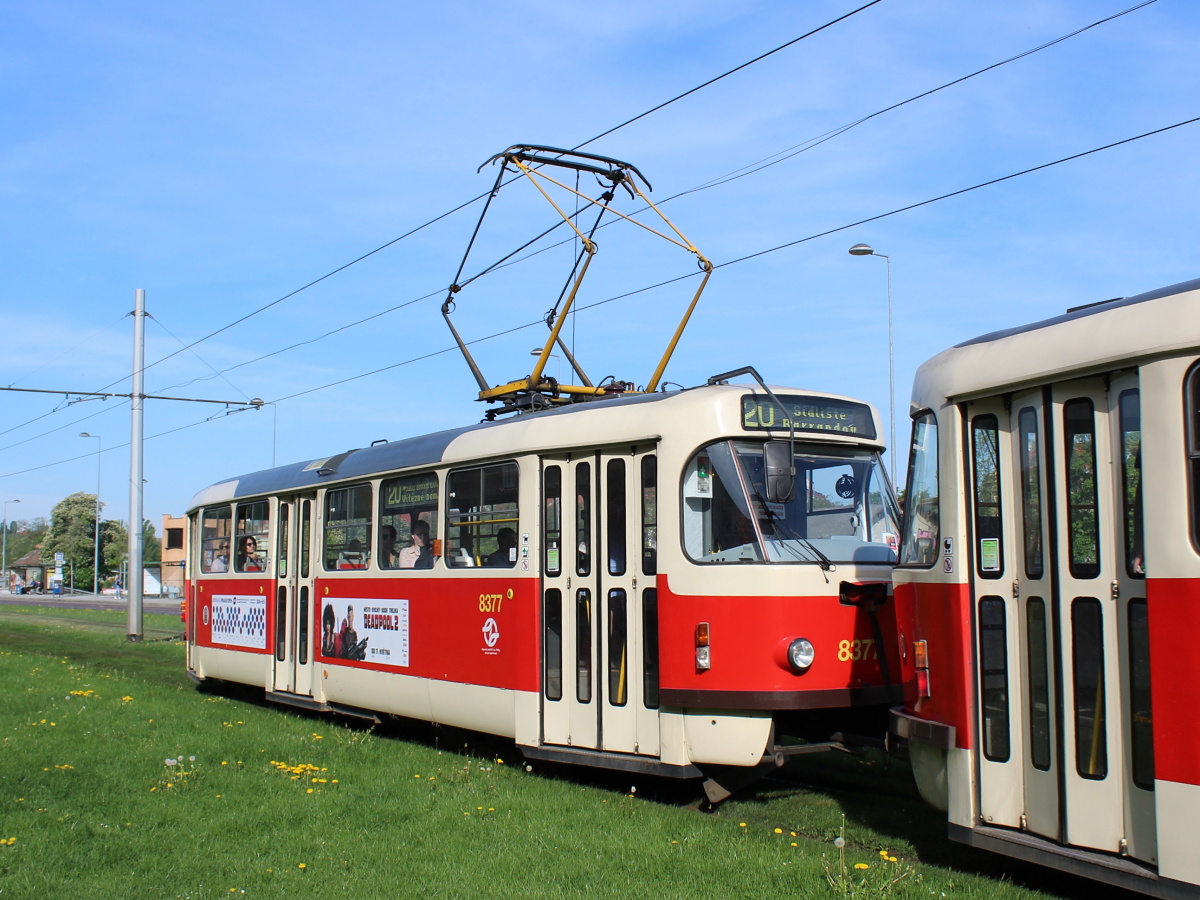 Прага, Tatra T3R.P № 8377