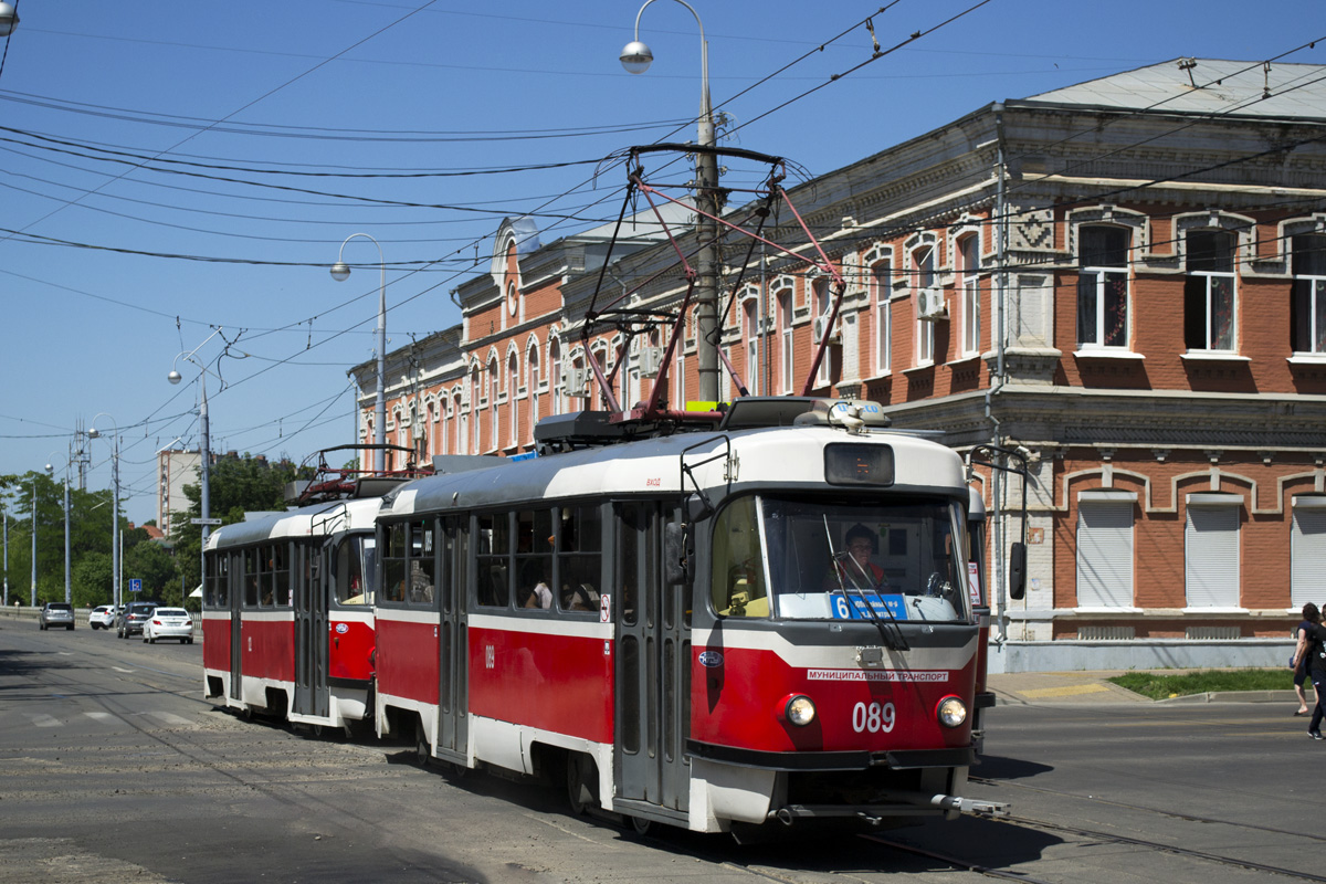 Краснодар, Tatra T3SU КВР ТРЗ № 089