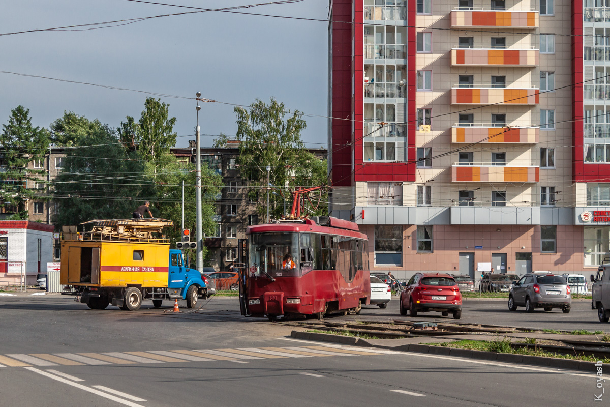 Казань, БКМ 62103 № 1322; Казань — ДТП и прочие происшествия с электротранспортом