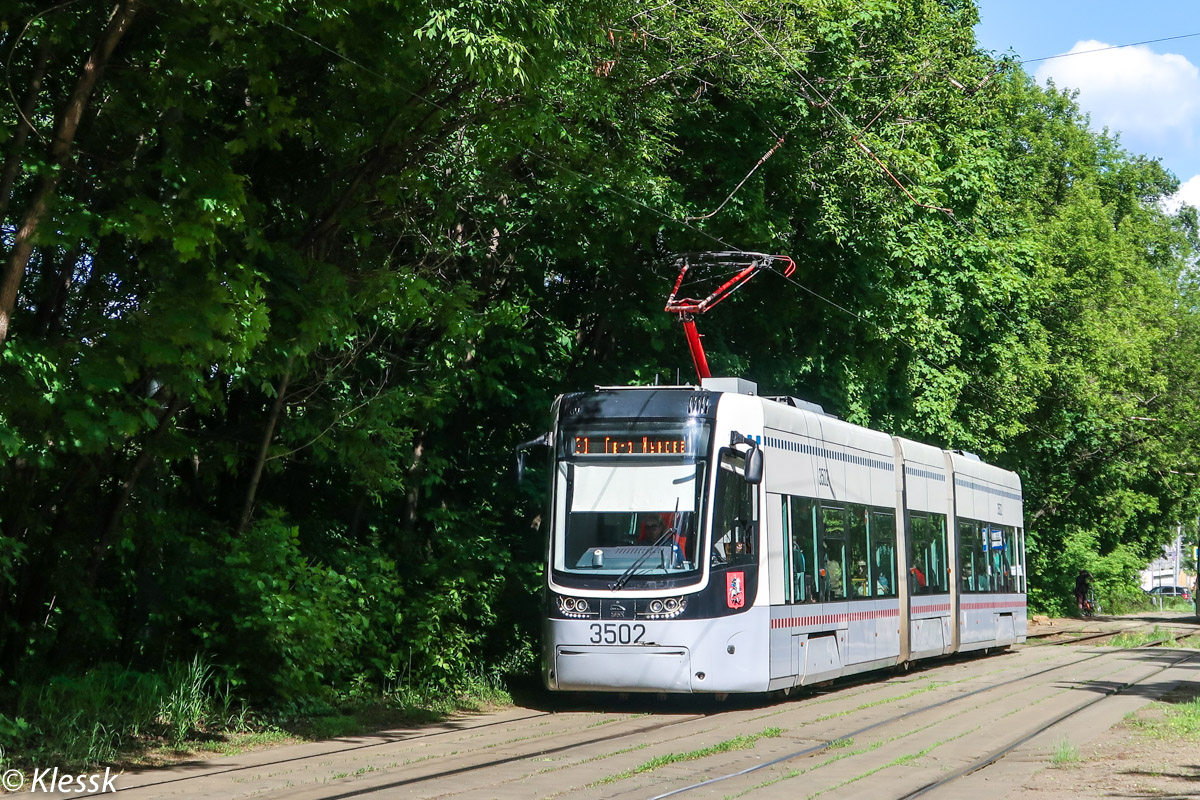 Москва, 71-414 (Pesa Fokstrot) № 3502