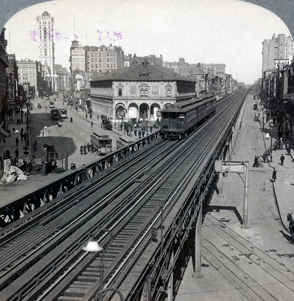 Нью-Йорк — Metropolitan Street Railway Co.; Нью-Йорк — Исторические фотографии — метрополитен