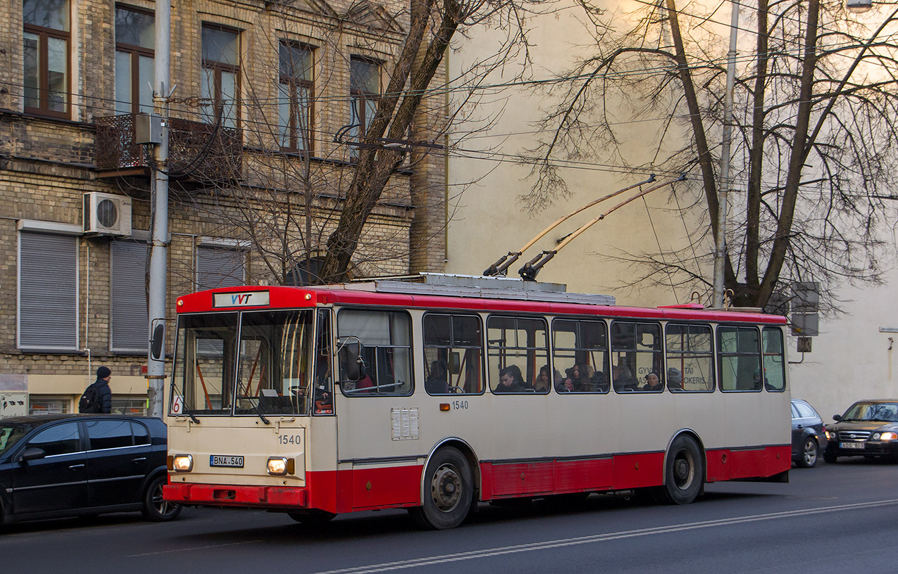 Вильнюс, Škoda 14Tr89/6 № 1540