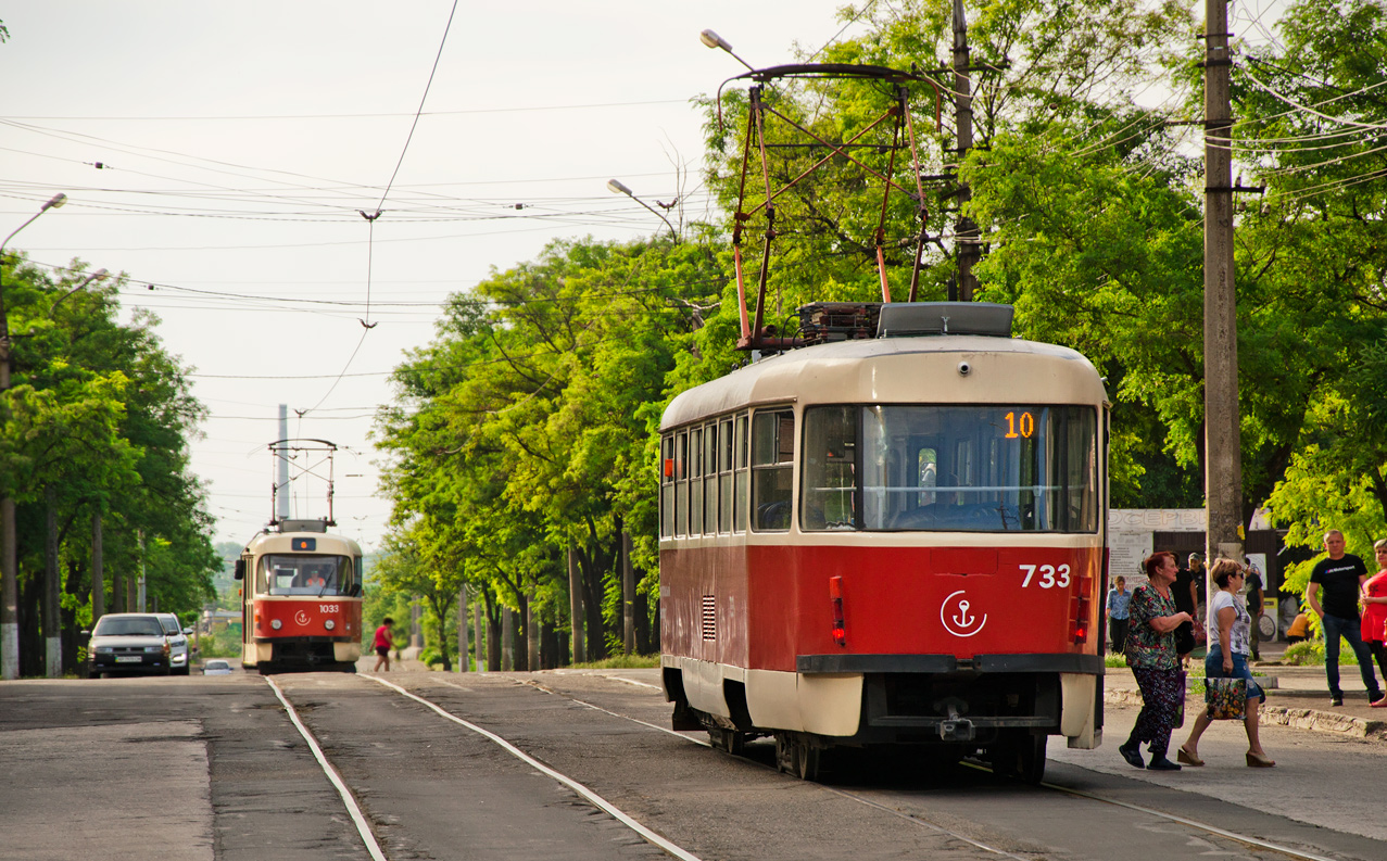 Мариуполь, Tatra T3A № 733