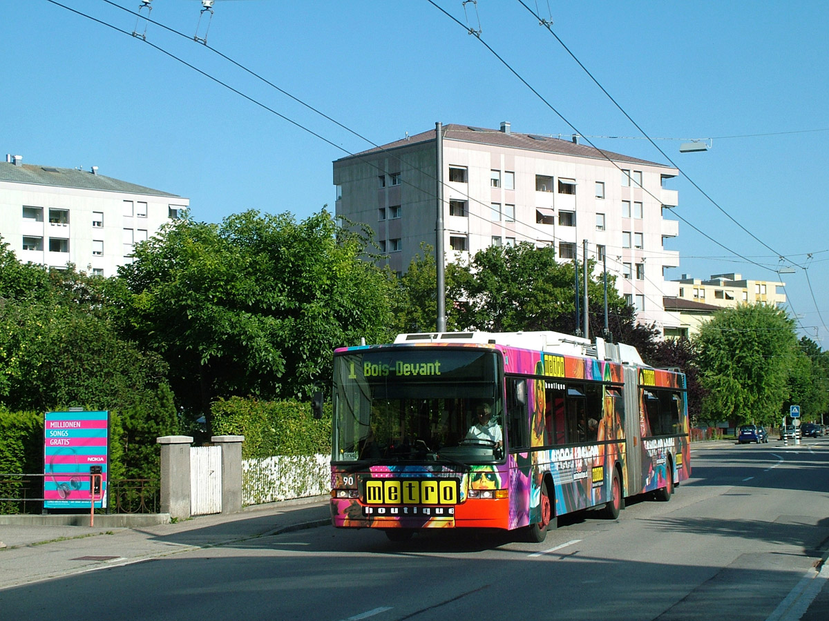 Биль, Hess SwissTrolley 2 (BGT-N1) № 90