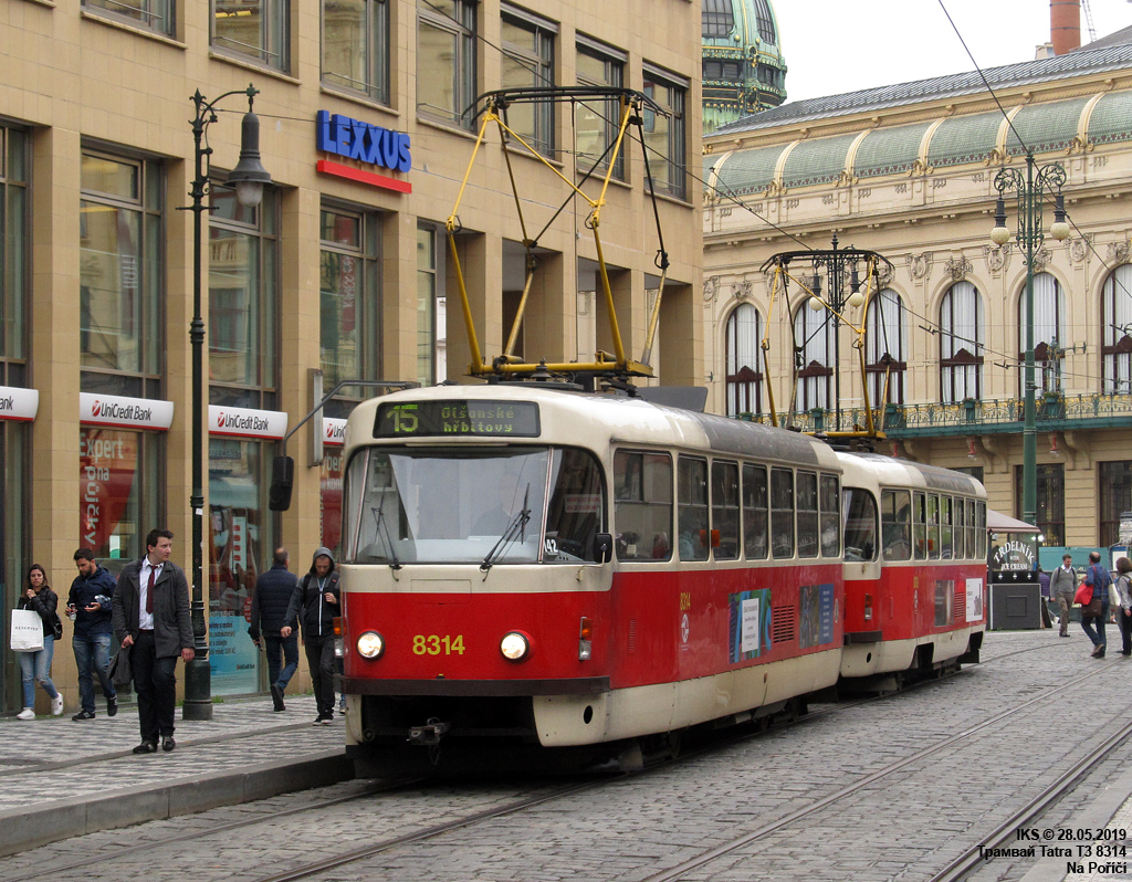 Прага, Tatra T3R.P № 8314