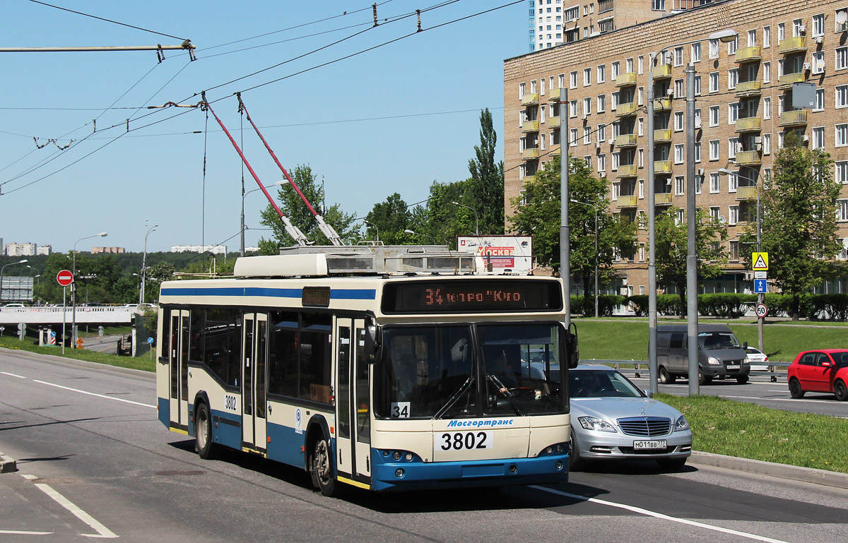 Москва, СВАРЗ-МАЗ-6235.00 № 3802