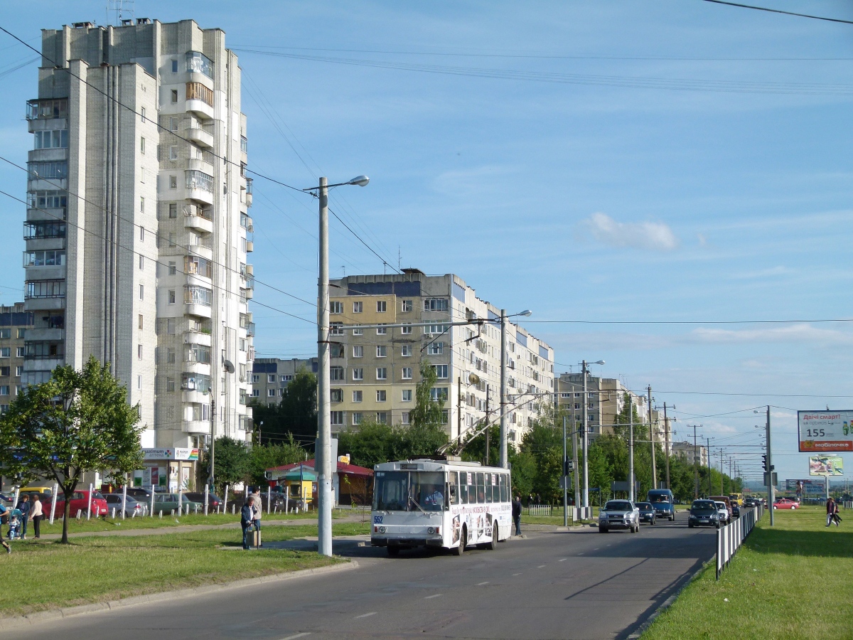 Львов, Škoda 14Tr89/6 № 552