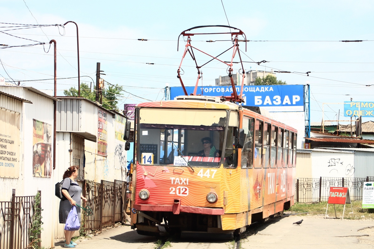 Запорожье, Tatra T6B5SU № 447