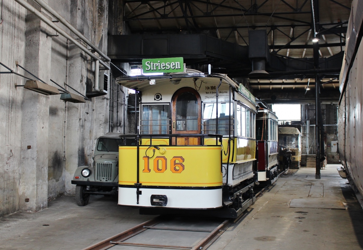 Dresden, Brill 2-axle trailer car Nr. 106