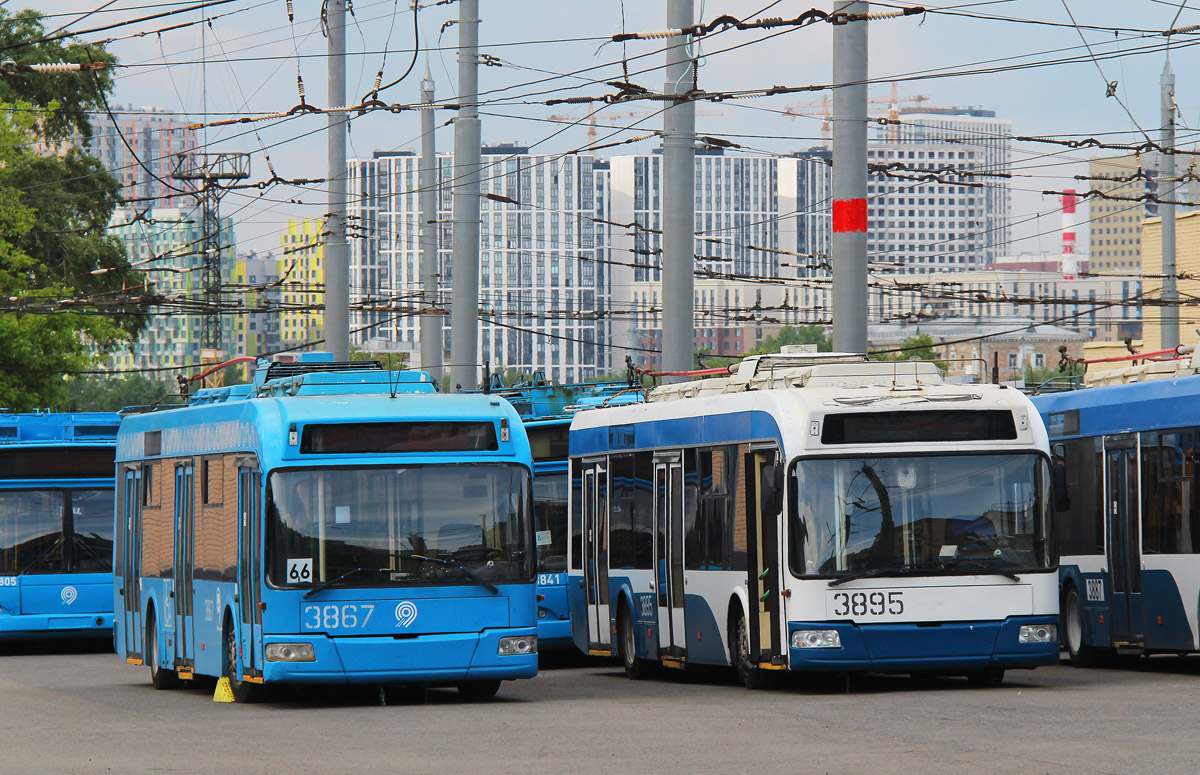 Москва, БКМ 321 № 3867; Москва, СВАРЗ-6235.01 (БКМ 32100М) № 3895