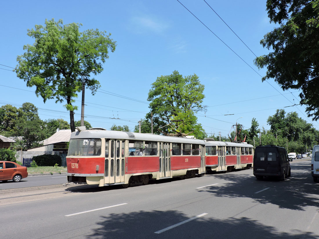 Днепр, Tatra T3SU № 1378