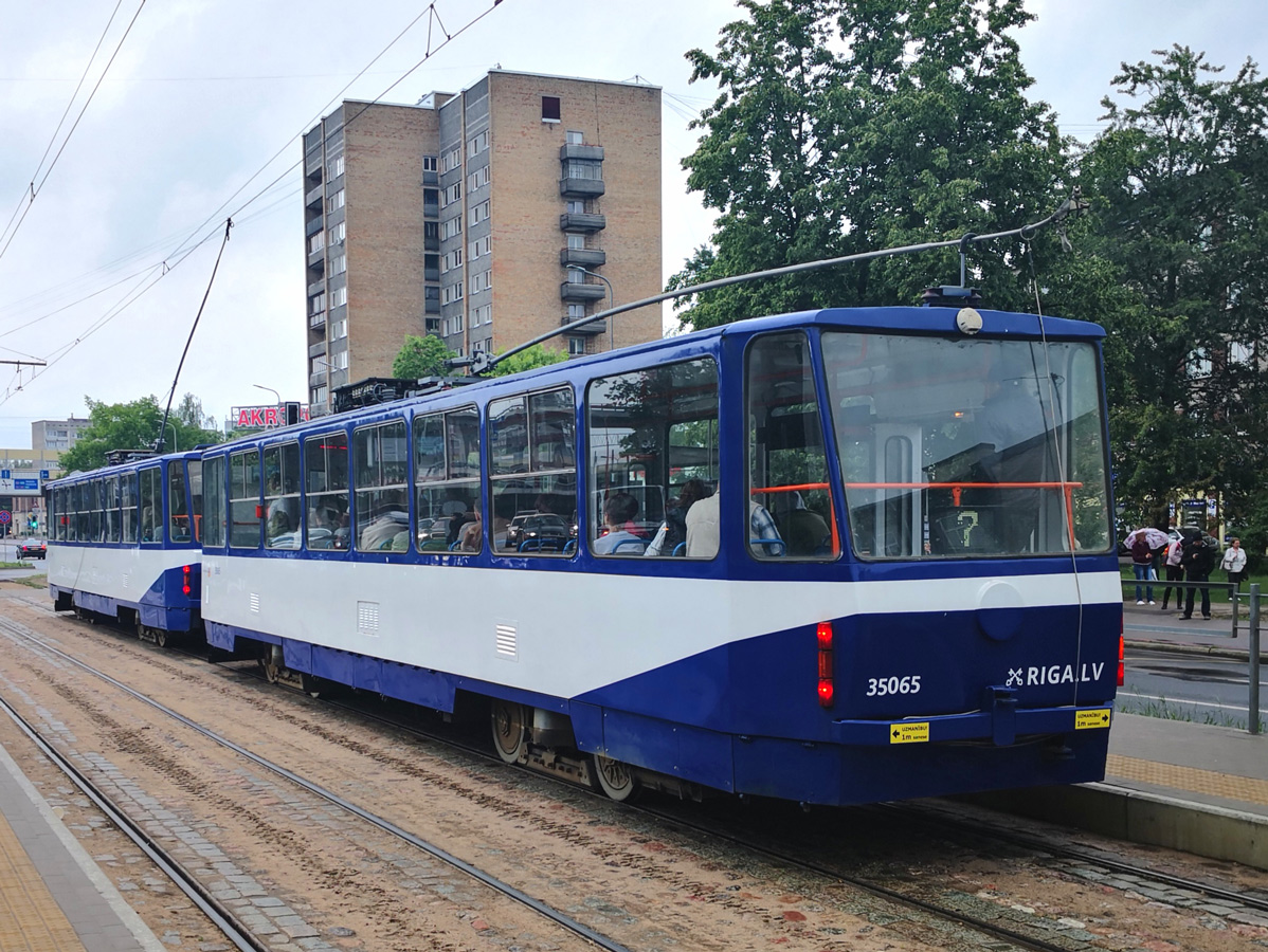 Riga, Tatra Т3MR (T6B5-R) — 35065