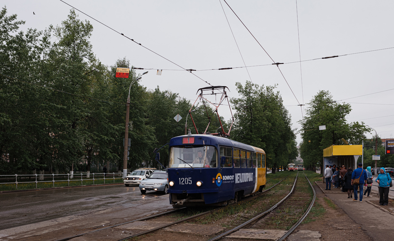 Ижевск, Tatra T3K № 1205