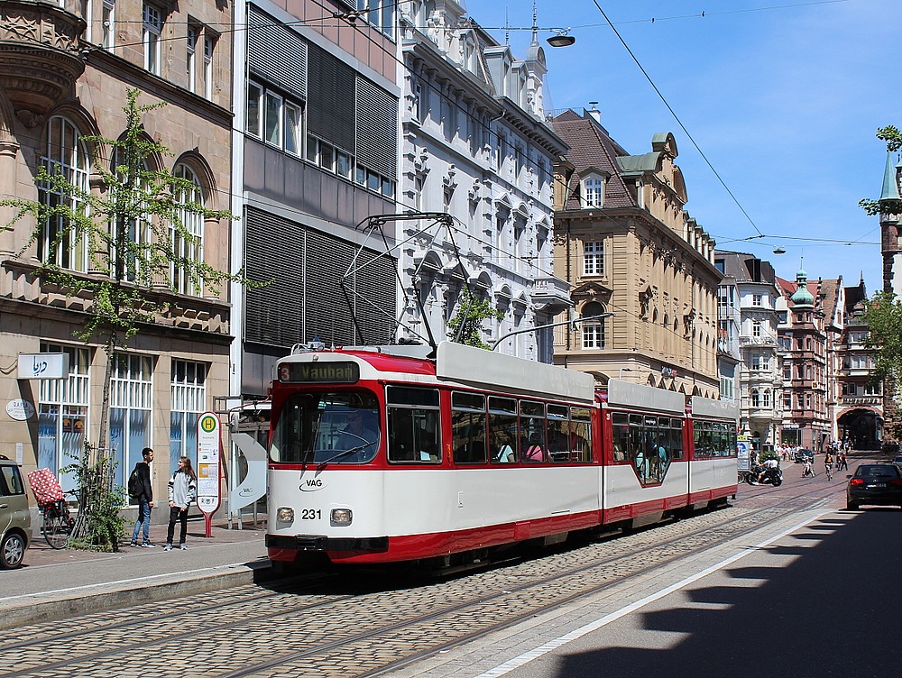 Freiburg im Breisgau, Duewag GT8NF Nr. 231