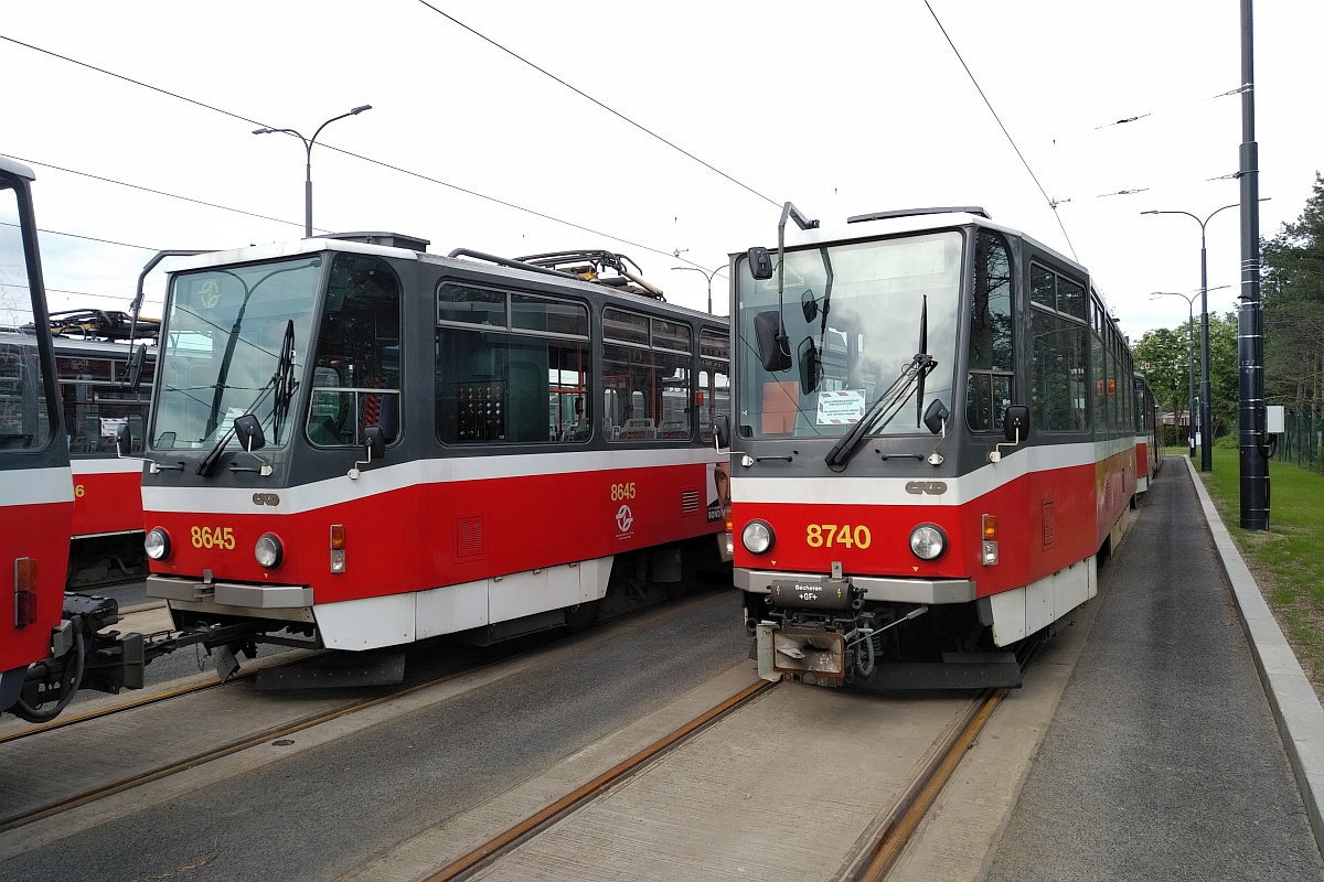 Prága, Tatra T6A5 — 8740; Prága, Tatra T6A5 — 8645