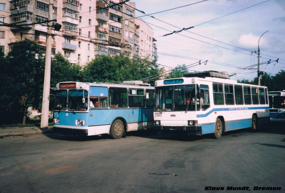 Khmelnicki, ZiU-682V-012 [V0A] č. 215; Khmelnicki, YMZ T2 č. 282; Khmelnicki — Historical photos