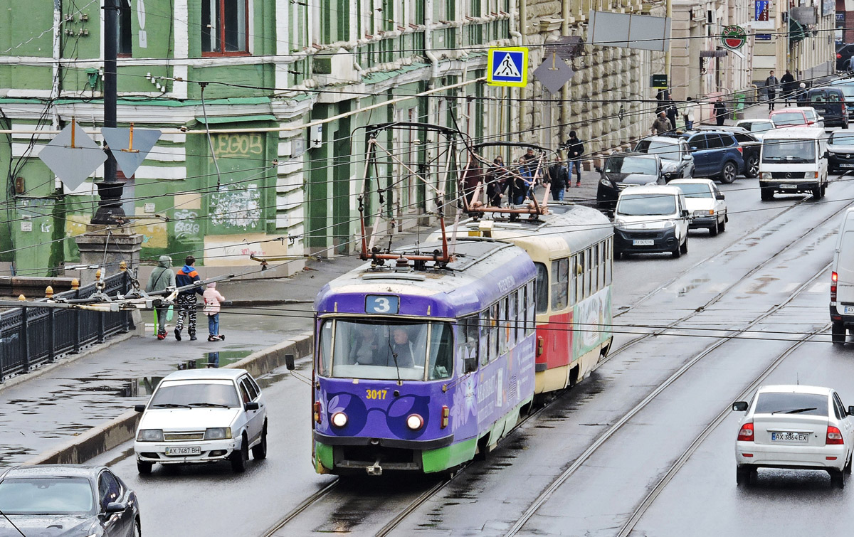 Харьков, Tatra T3SU № 3017