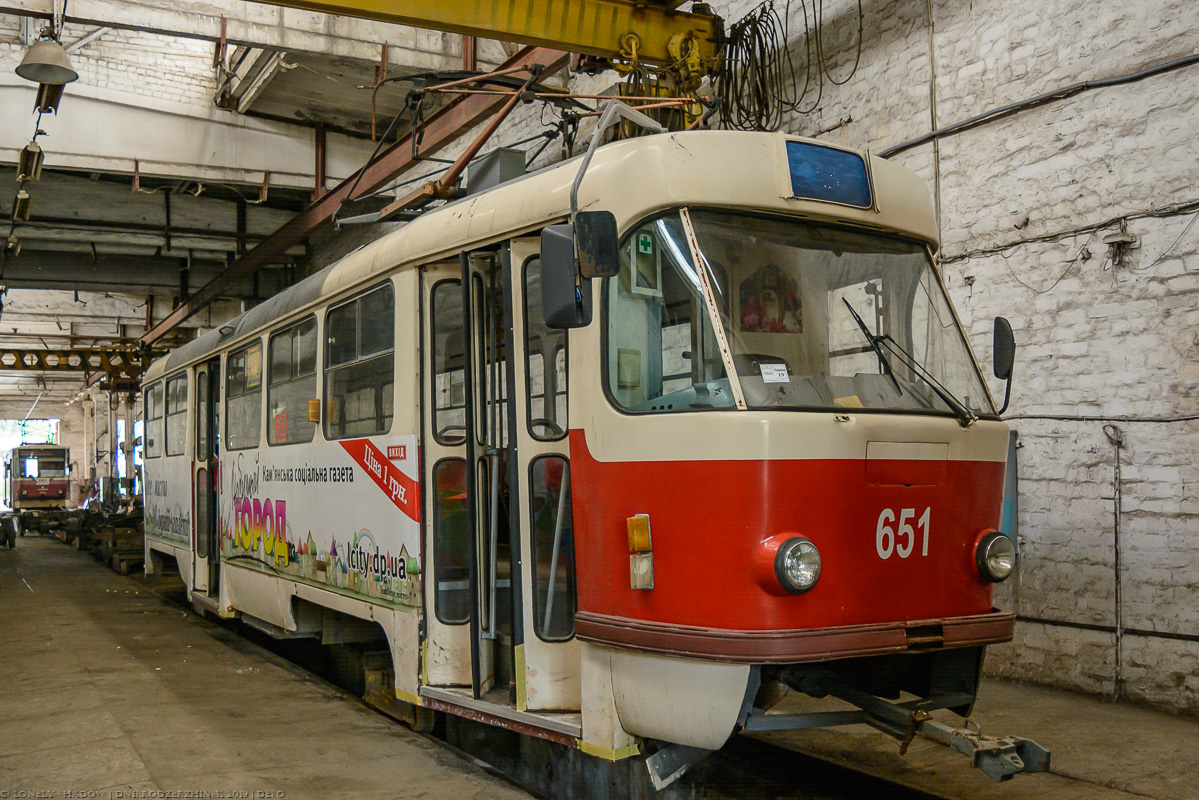 Каменское, Tatra T3 № 651