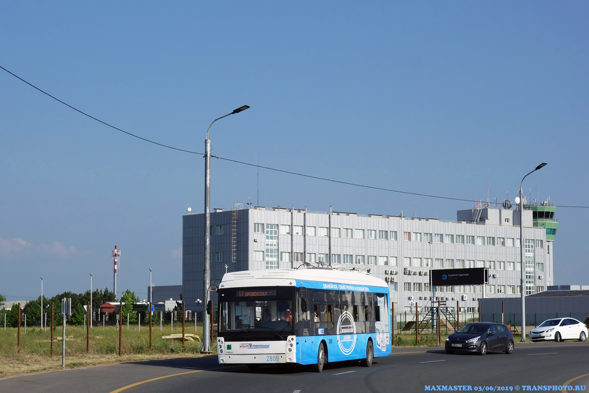 Крымский троллейбус, Тролза-5265.03 «Мегаполис» № 2809; Крымский троллейбус — Движение троллейбусов без КС (автономный ход)